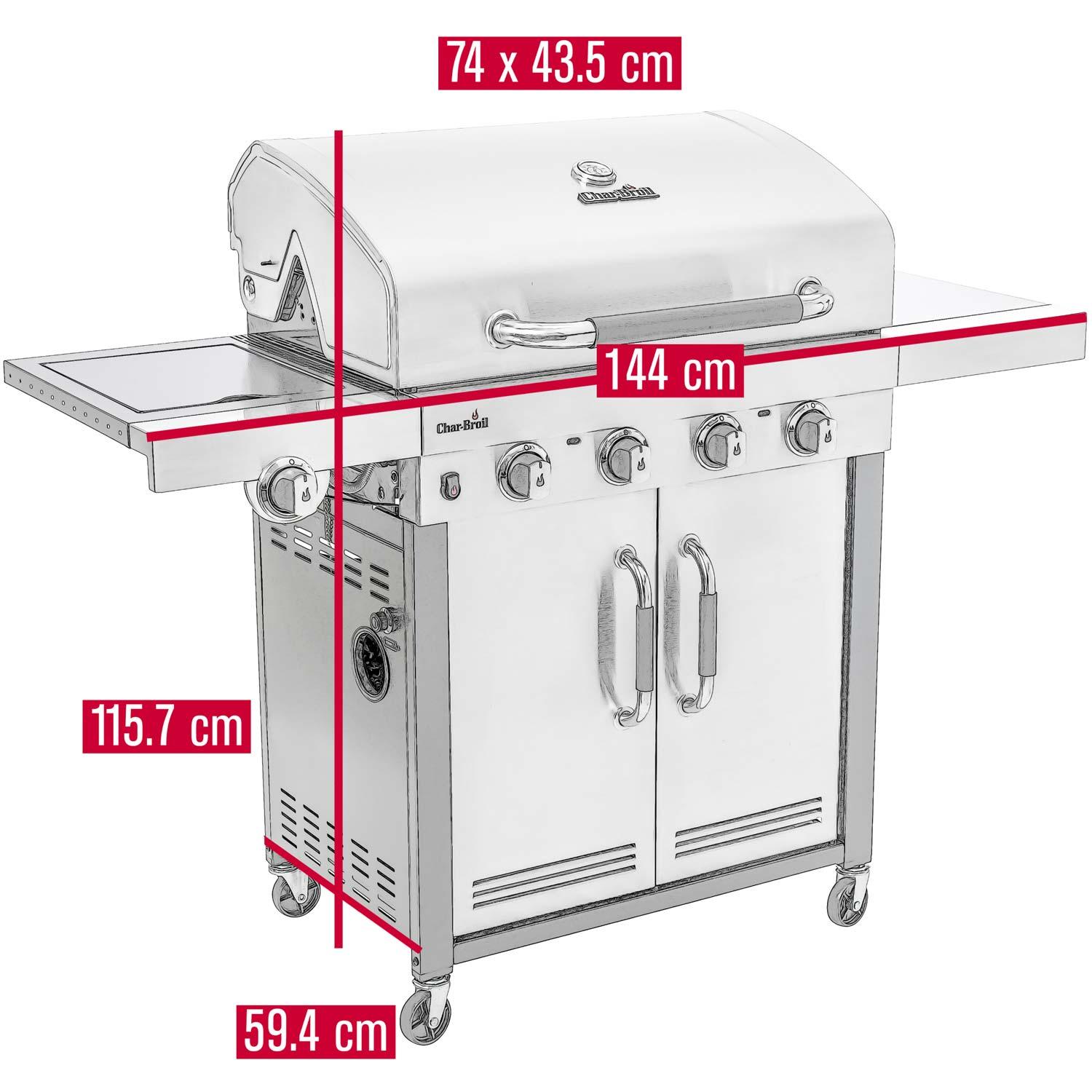 Gasolgrill Advantage 445 S 4+1 Brännare - masterkitchen.se