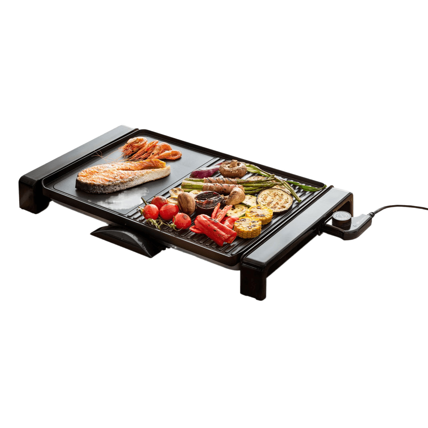 Elektrisk Bordsgrill XXL 47x32cm 2000W EG210 Svart - masterkitchen.se