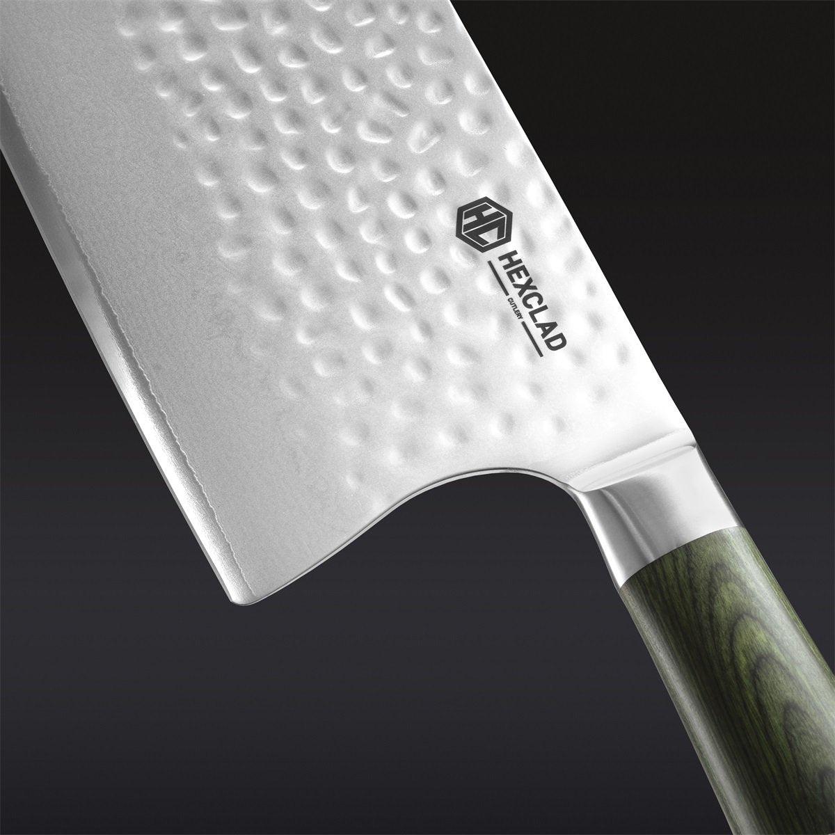 HEXCLAD kinesisk kockkniv damast, 18cm - masterkitchen.se