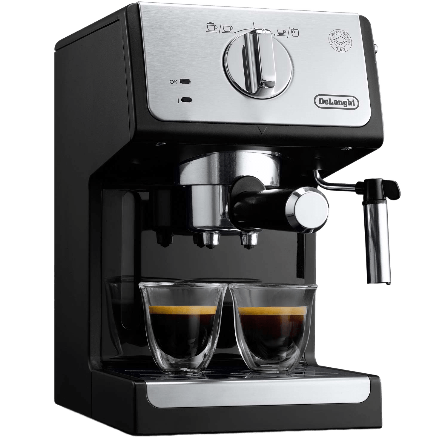 Espressomaskin Manual ECP33.21.BK Active Line inkl. mjölkskummare - masterkitchen.se