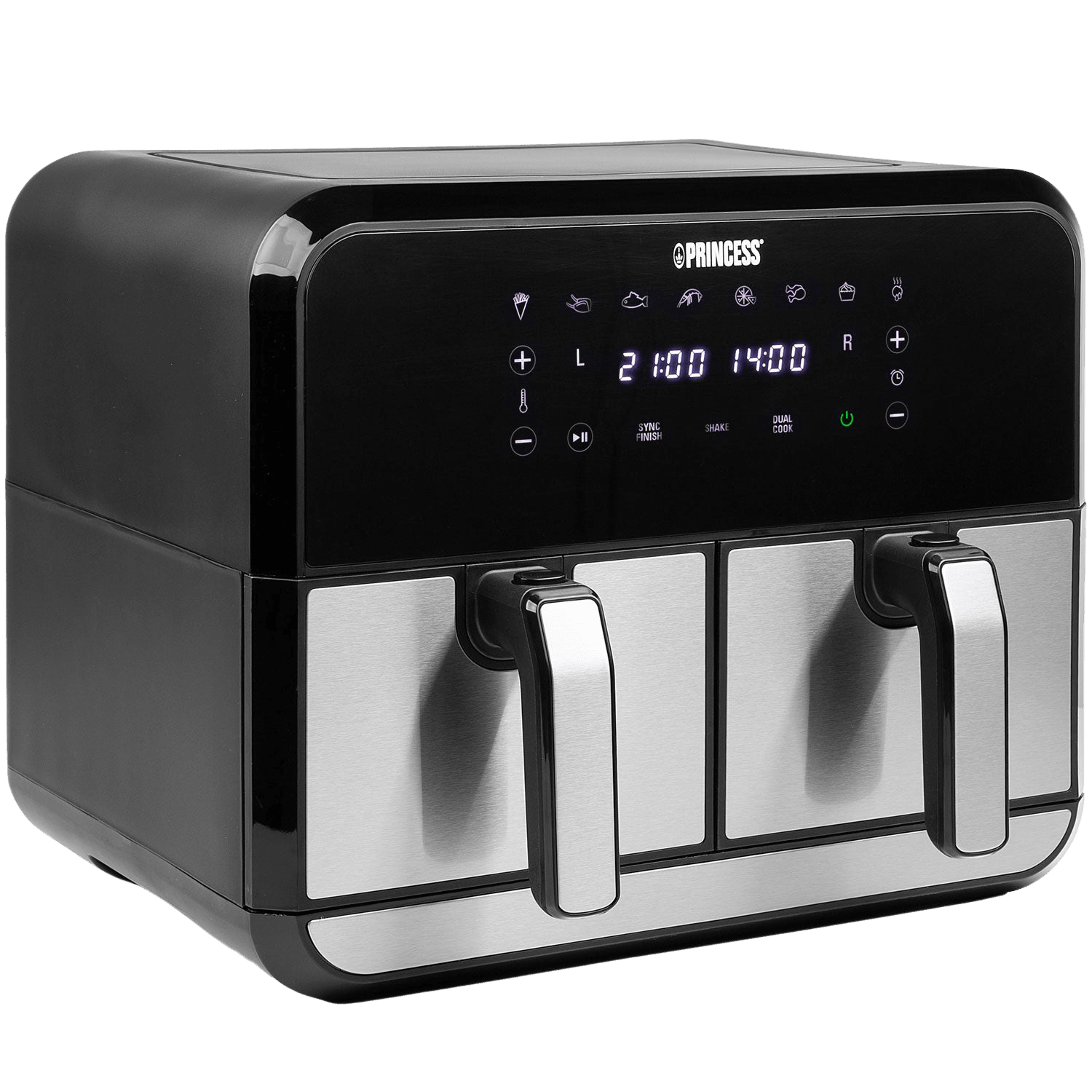 Airfryer Dubbel 2X4l  2400W 1802074 Digital - masterkitchen.se