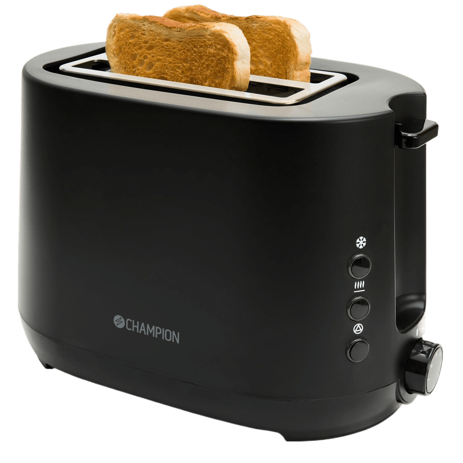 Brödrost 2 skivor 750W BR300 Mattsvart - masterkitchen.se