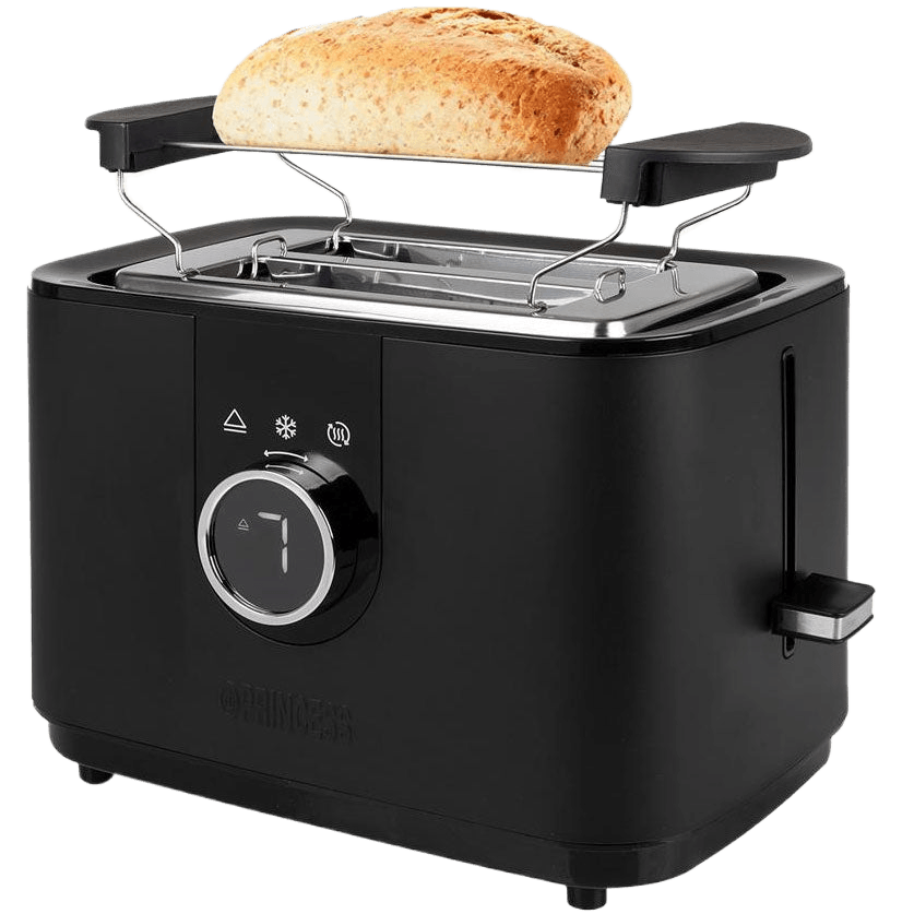 Brödrost "Moments Toaster" Digital Black Met. - masterkitchen.se