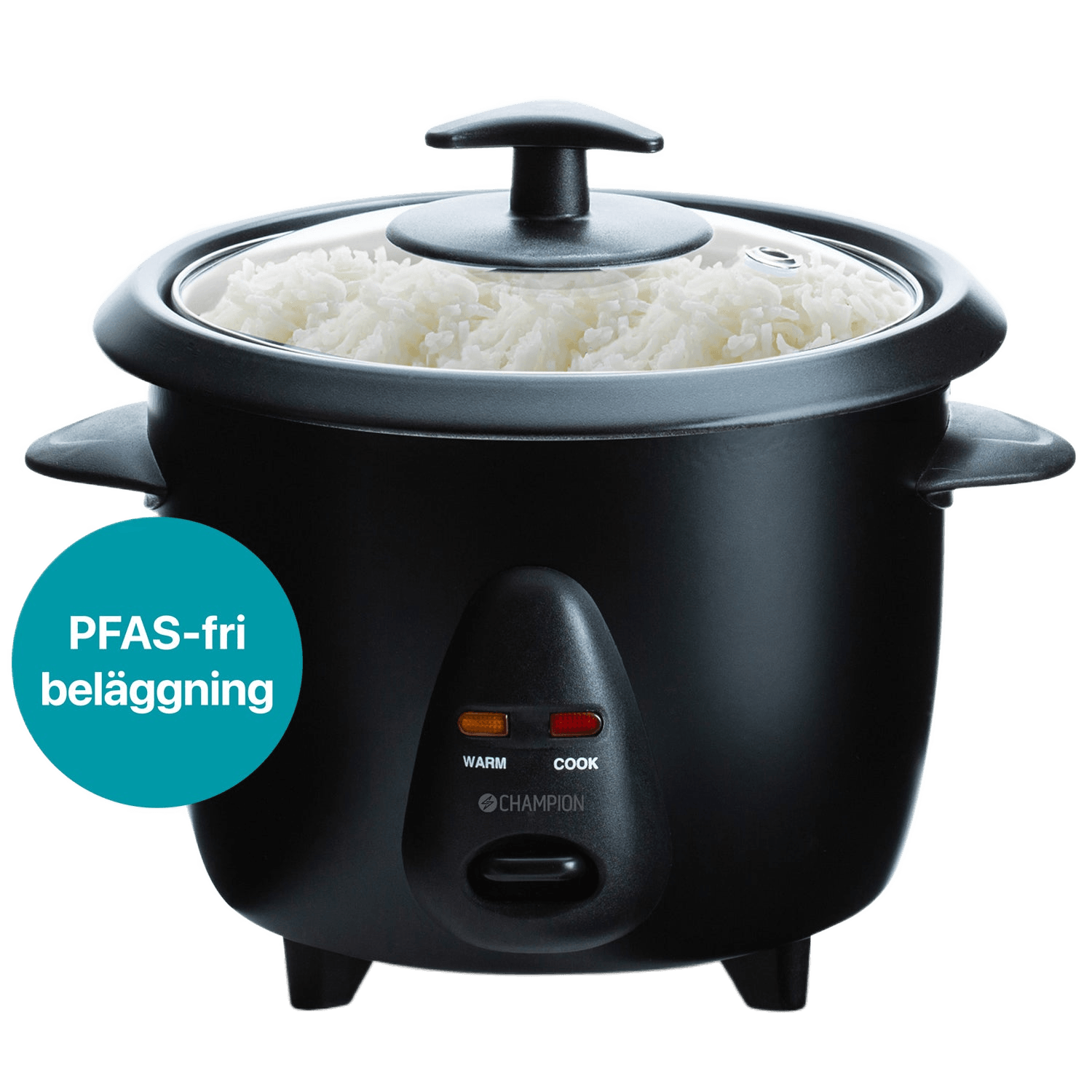 Riskokare Mini Ceramic 0,6L 300W RK400 Svart - masterkitchen.se