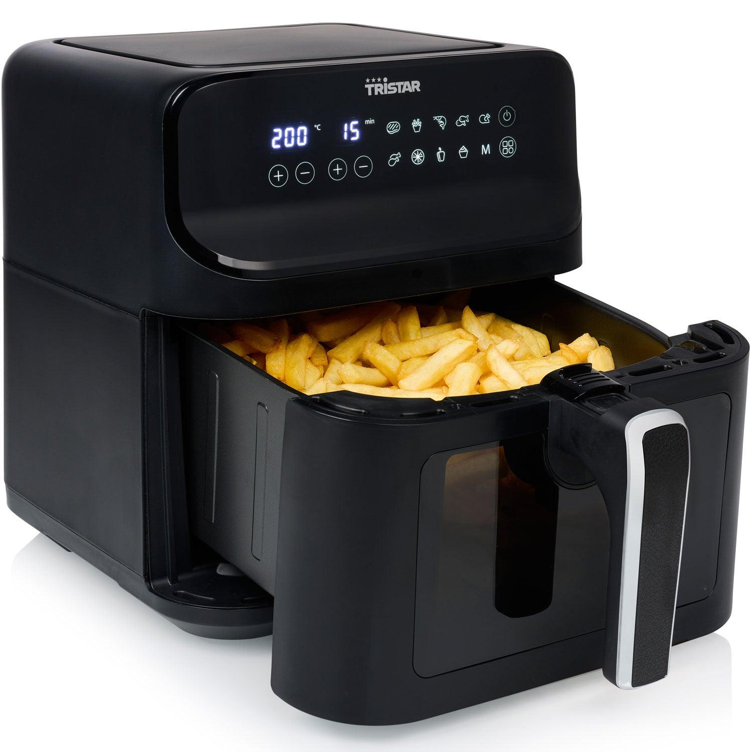 Varmluftsfritös med fönster 6,2L 1350W - FR-9037 - masterkitchen.se