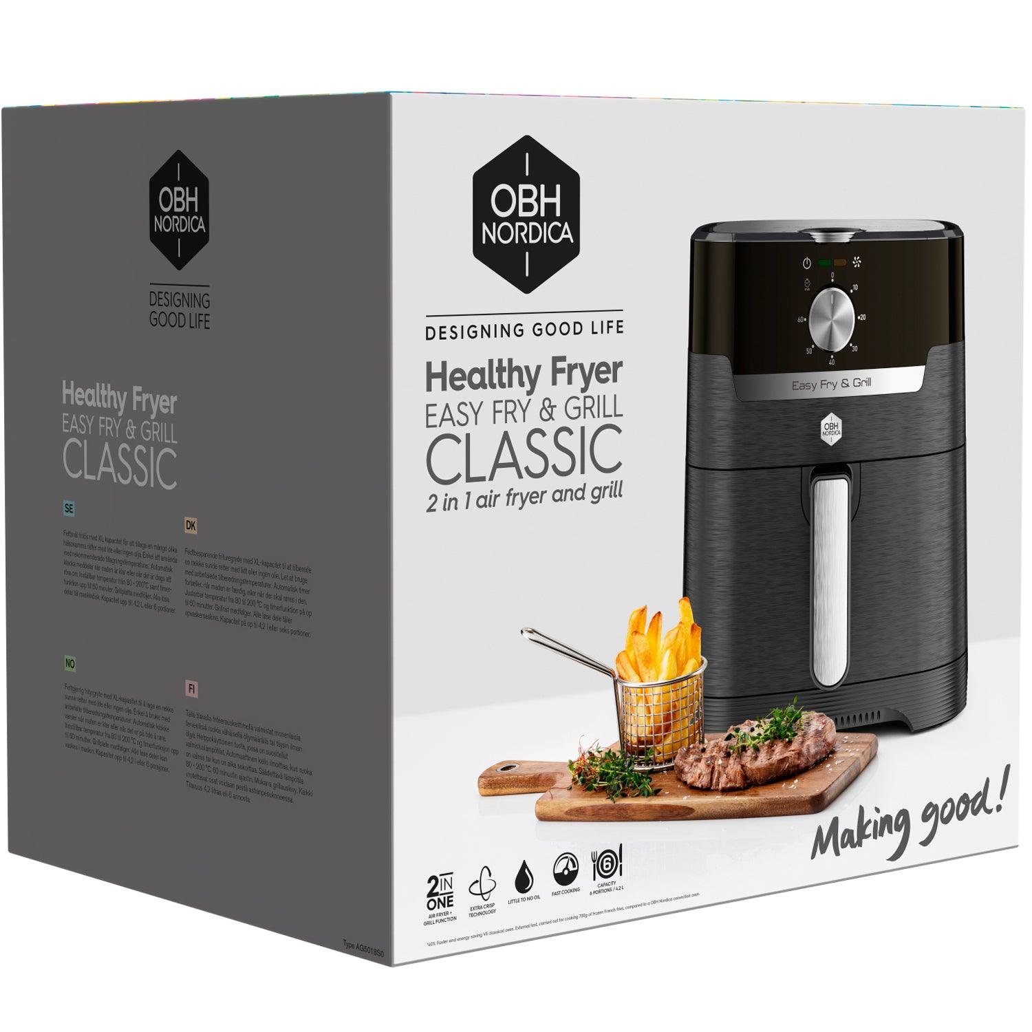 Easy Fry & Grill Classic 2in1 4,2L 1550W - Air Fryer - masterkitchen.se