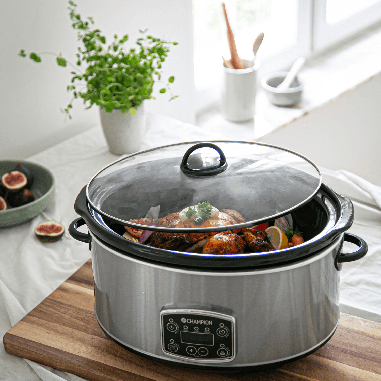 Slowcooker 6,5L 320W SC210 Rostfri - masterkitchen.se