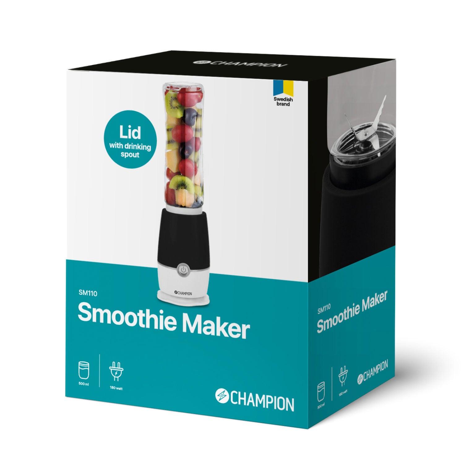 Smoothie Maker 180W SM110 Svart/Vit - masterkitchen.se