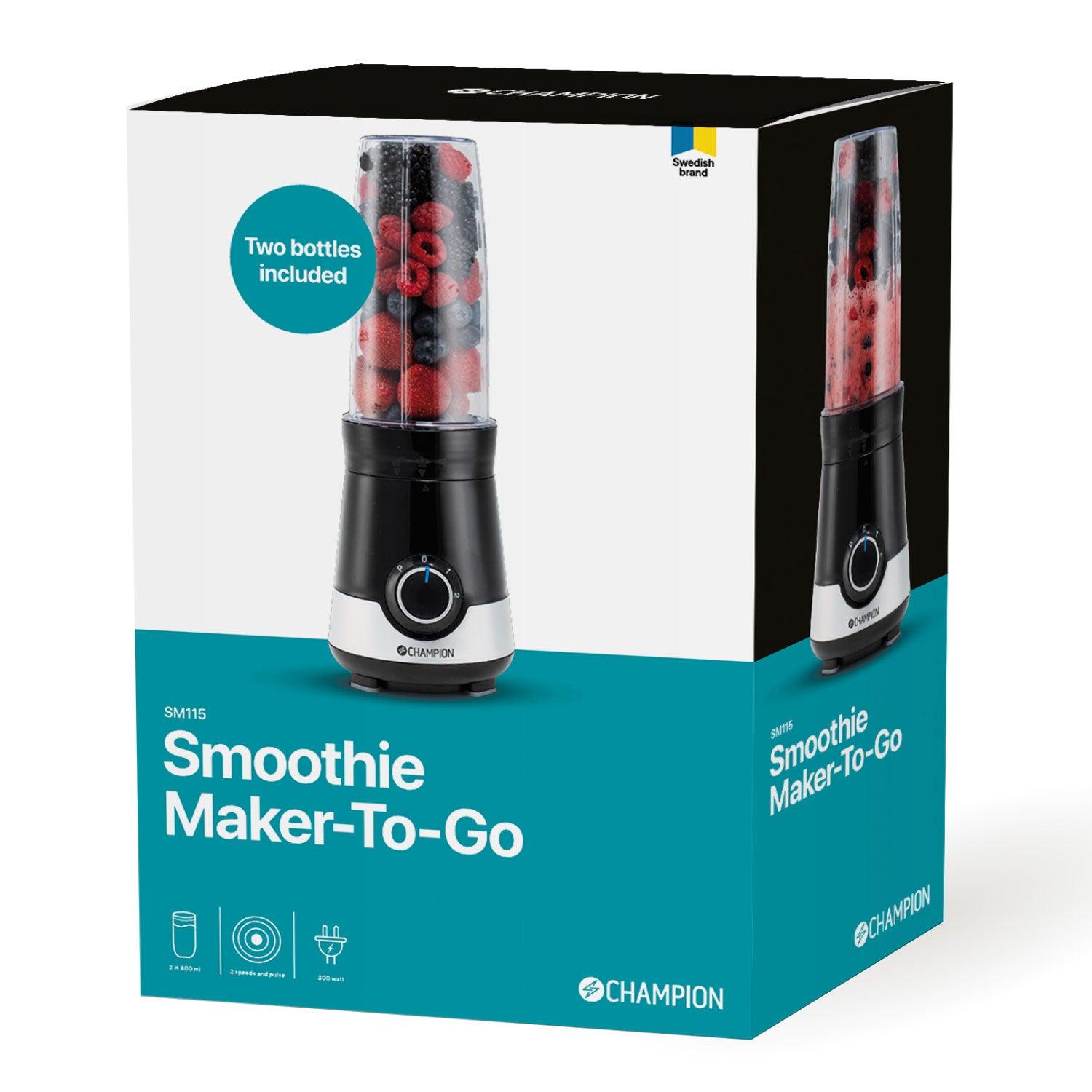 Smoothie Maker Power 300W SM115 Svart/Vit - masterkitchen.se