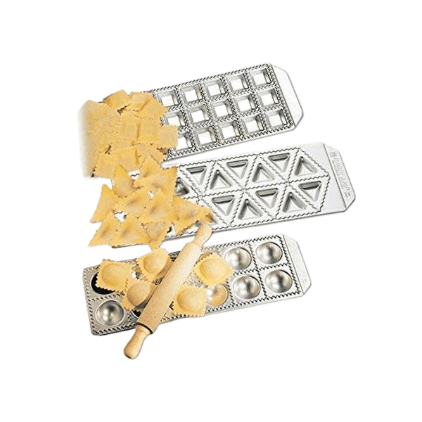 IMPERIA Ravioli Set Classic, 3 former - Chef, Classic, Tortellini - masterkitchen.se