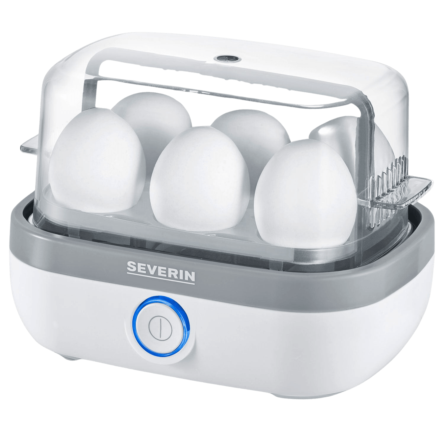 Äggkokare 6 ägg vit LED & ljud vit EK3164 - masterkitchen.se